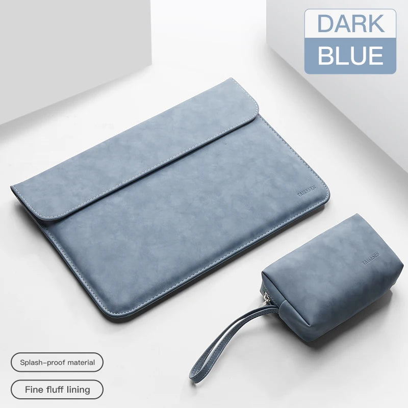 Pochette ordinateur 13 pouces patchwork en simili cuir