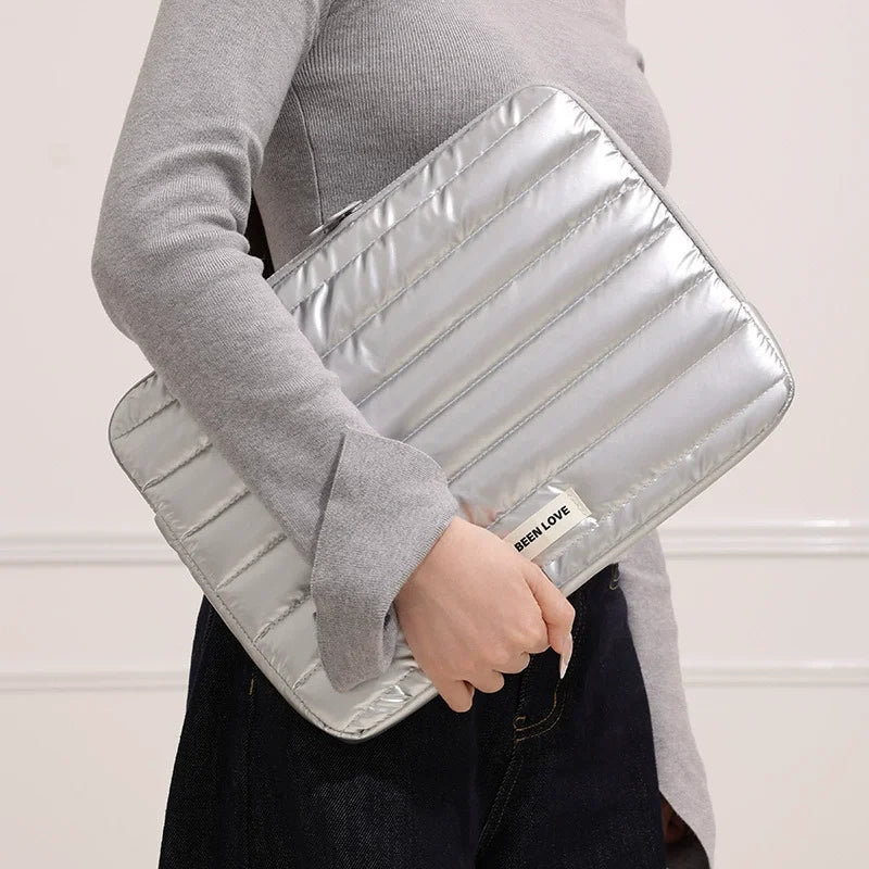 Housse Ordinateur Matelassé Aesthetic