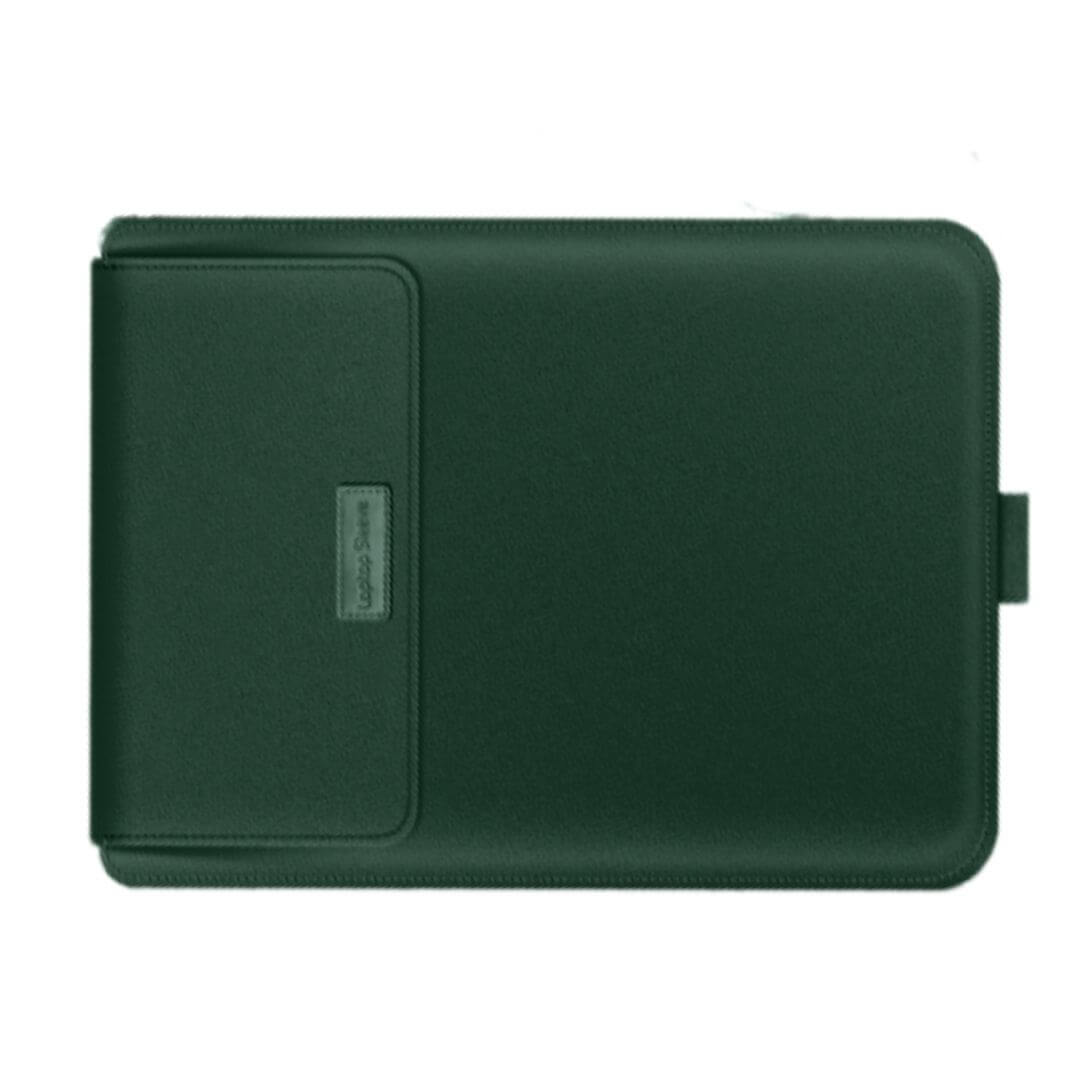 Pochette Ordinateur Cuir + Support PC - Standoo Sapin -