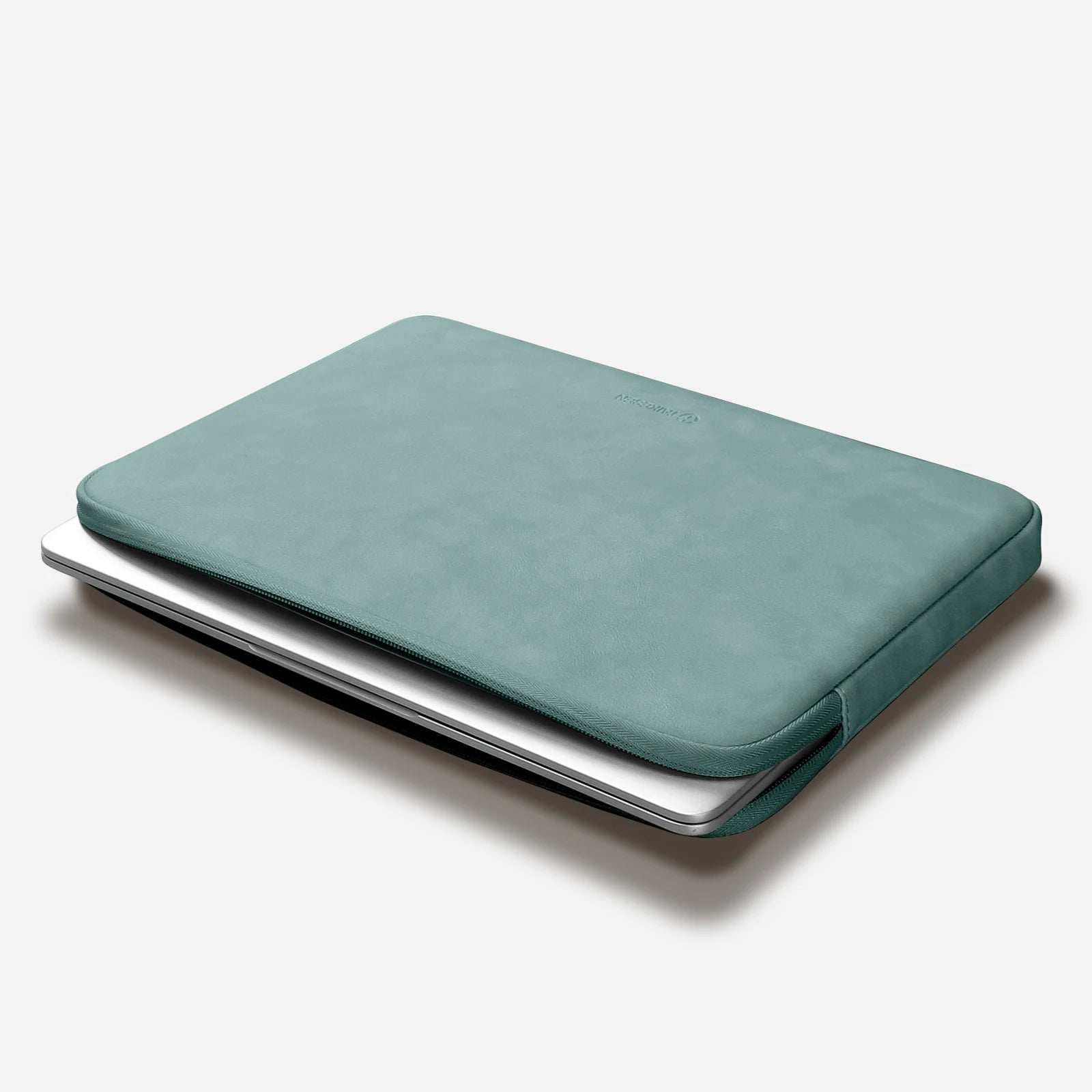 Pochette ordinateur 11 pouces en simili cuir zippée