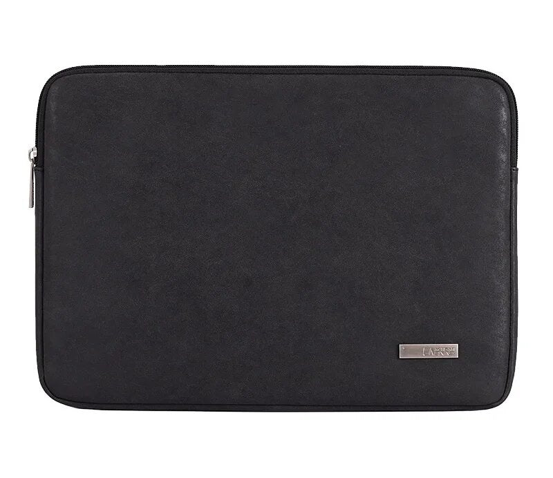 Pochette Ordi Cuir Noire