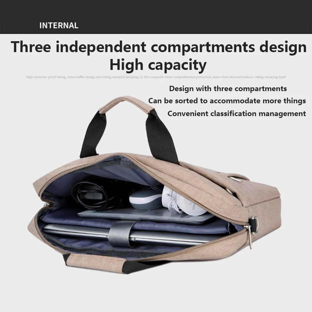 Sac ordinateur 15 pouces étanche avec bandoulière