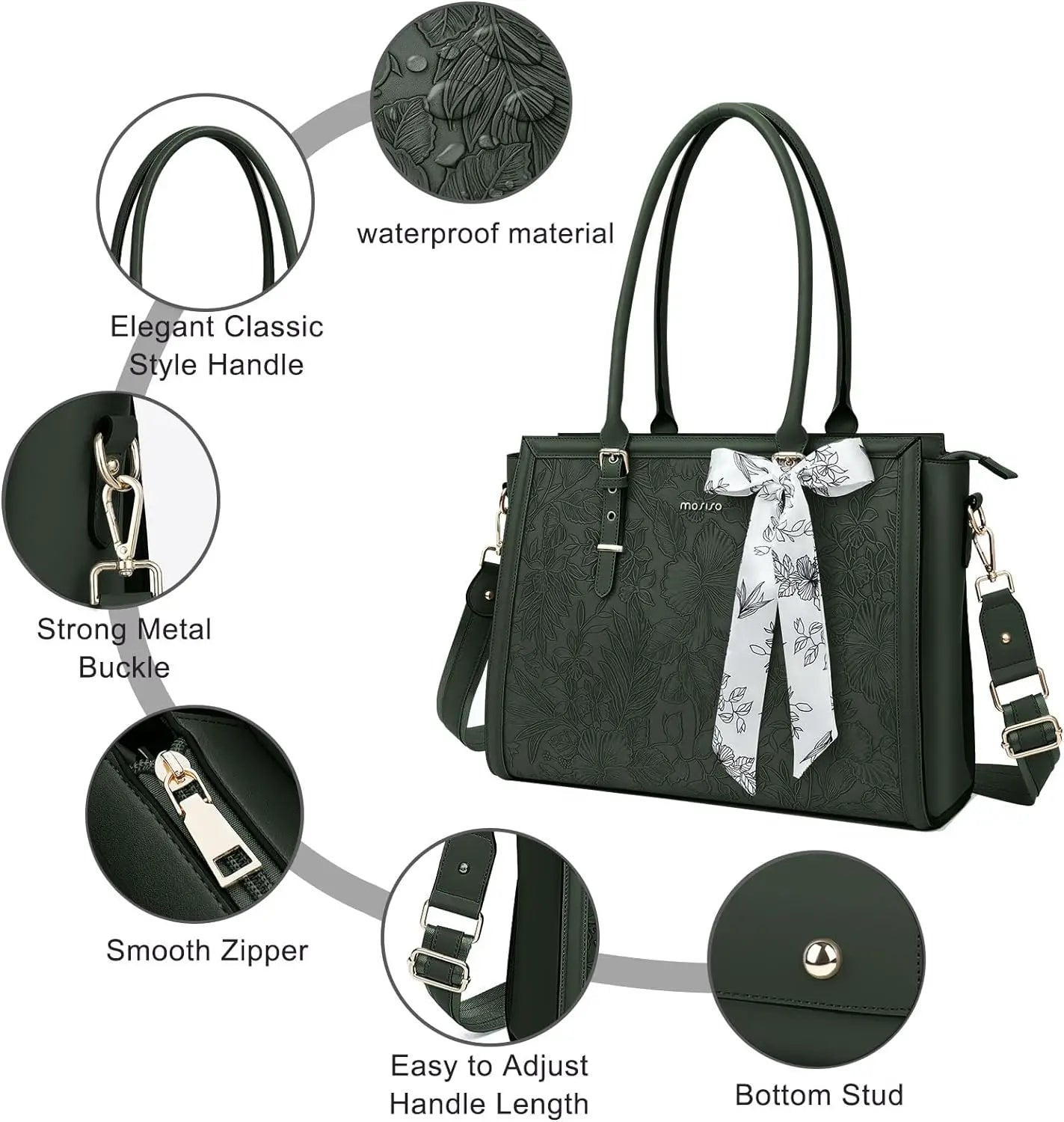 Grand Sac Ordinateur Noir pour Femme Lecoinpochette