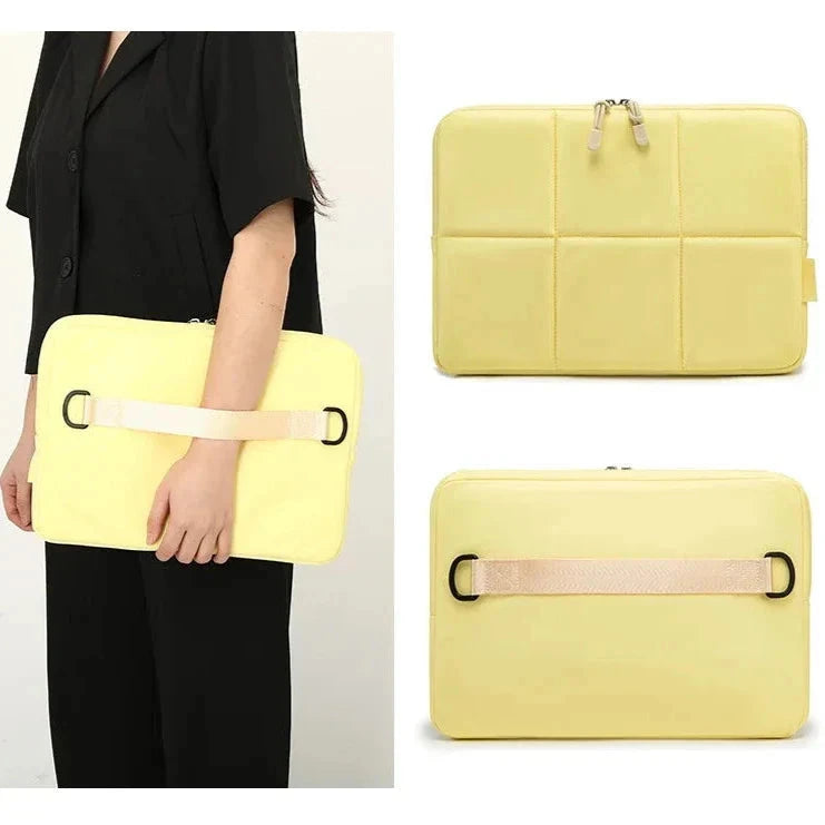Pochette Matelassée Jaune