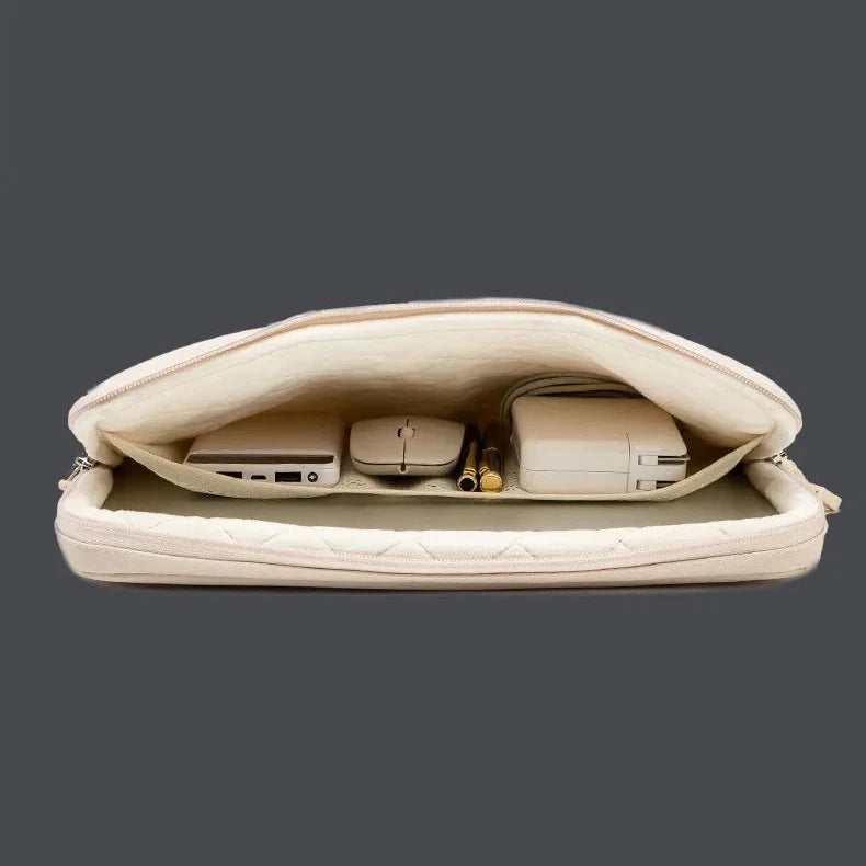 Pochette Matelassée Jaune