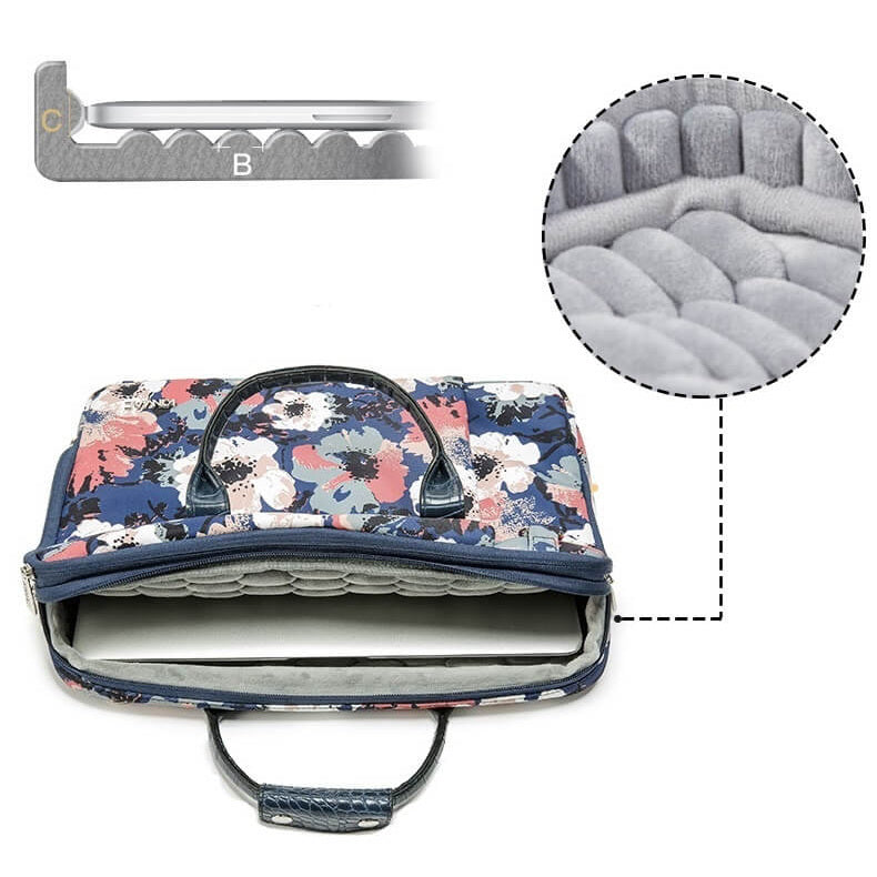 Sac Ordinateur Femme Florale