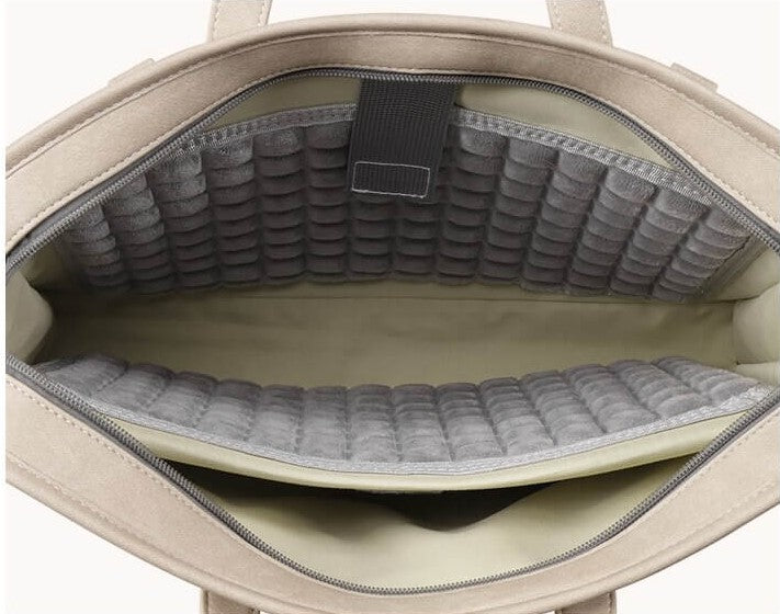 Sacoche Ordinateur Femme Beige Lecoinpochette