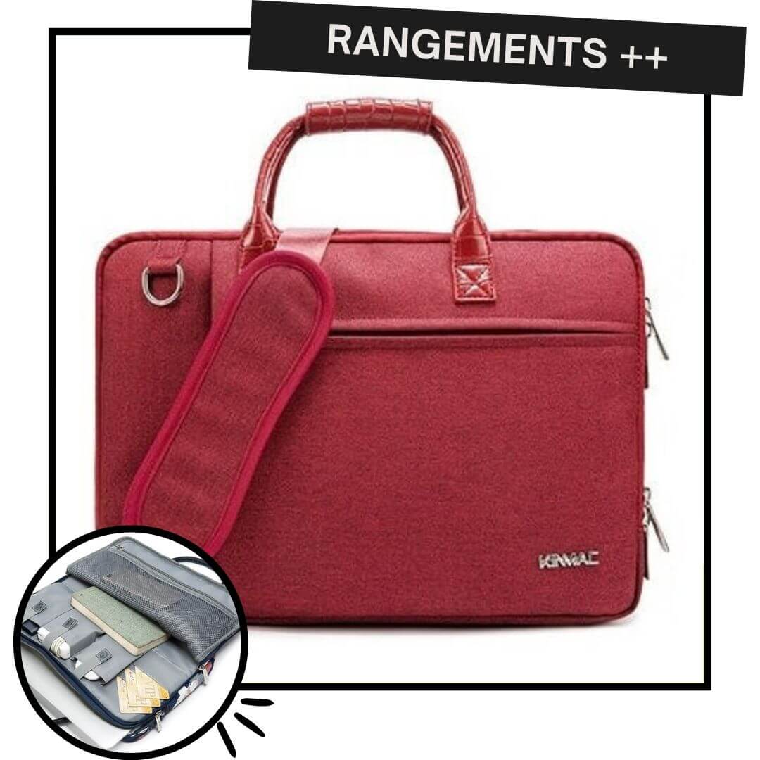 Sacoche ordinateur femme Luxe Lecoinpochette
