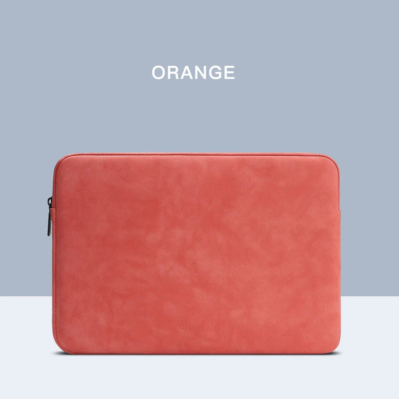Pochette ordinateur 14 pouces zippée au design minimaliste