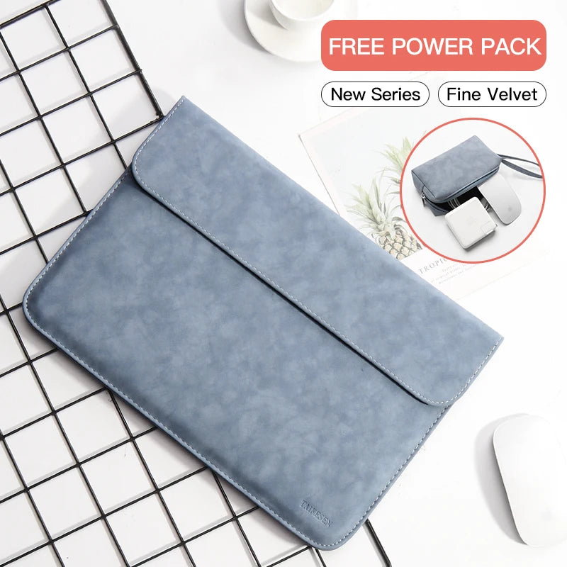 Pochette ordinateur 13 pouces patchwork en simili cuir