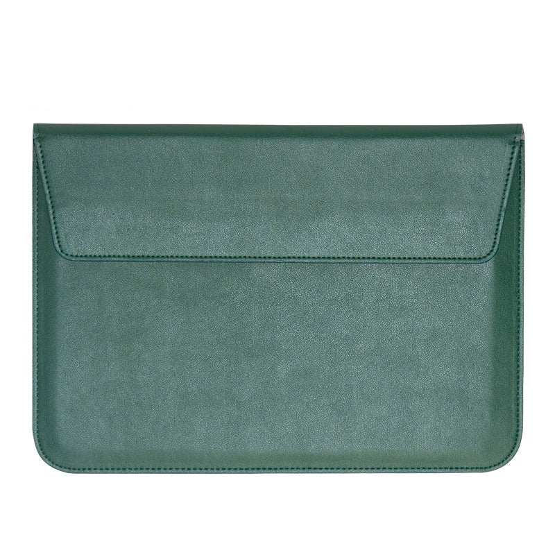 Pochette ordinateur cuir femme en PU grainé