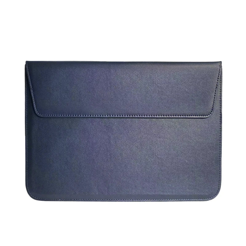 Pochette ordinateur cuir homme avec rabat