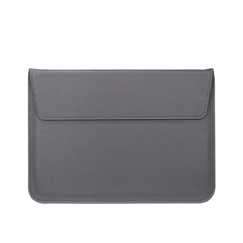 Pochette ordinateur cuir homme effet grainé