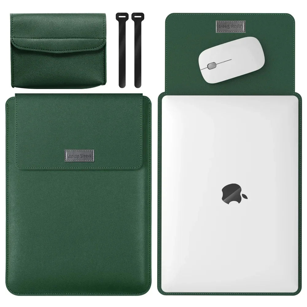 Pochette ordinateur cuir homme sans zip