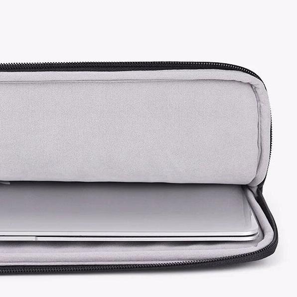 Pochette Ordi Cuir Noire