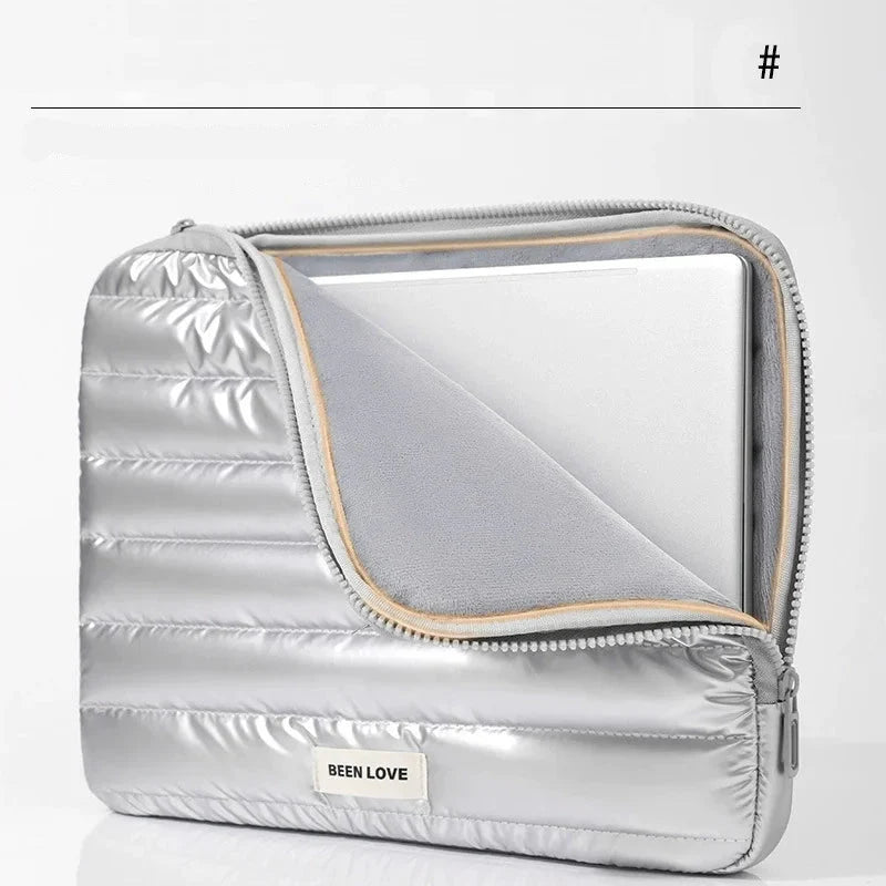 Housse Ordinateur Matelassé Aesthetic